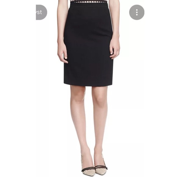 Tory Burch Ulisse Wool Crepe Pencil Skirt, size 0 - Picture 7 of 15